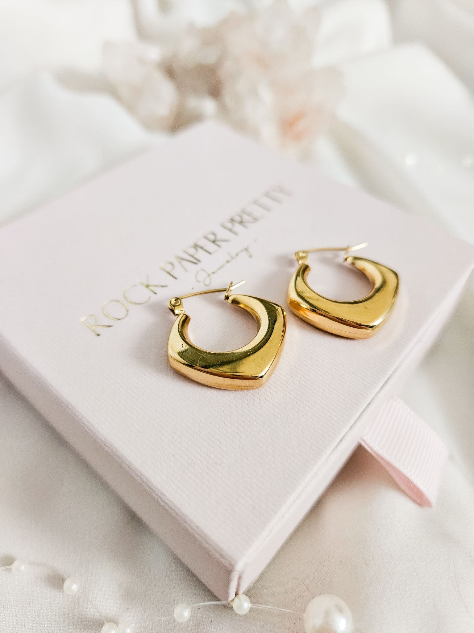 Rock Paper Pretty - Alice Hoop Earrings - 1