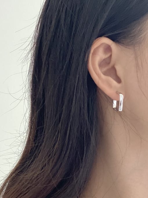 Moon Jewellery - Stud Earrings - 925 Sterling Silver/Gold Plated