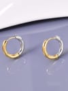 Moon Jewellery - Earrings - Titanium Steel/18kt Gold Plated