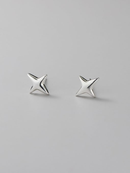 Moon Jewellery - Stud Earrings - 925 Sterling Silver/Gold Plated