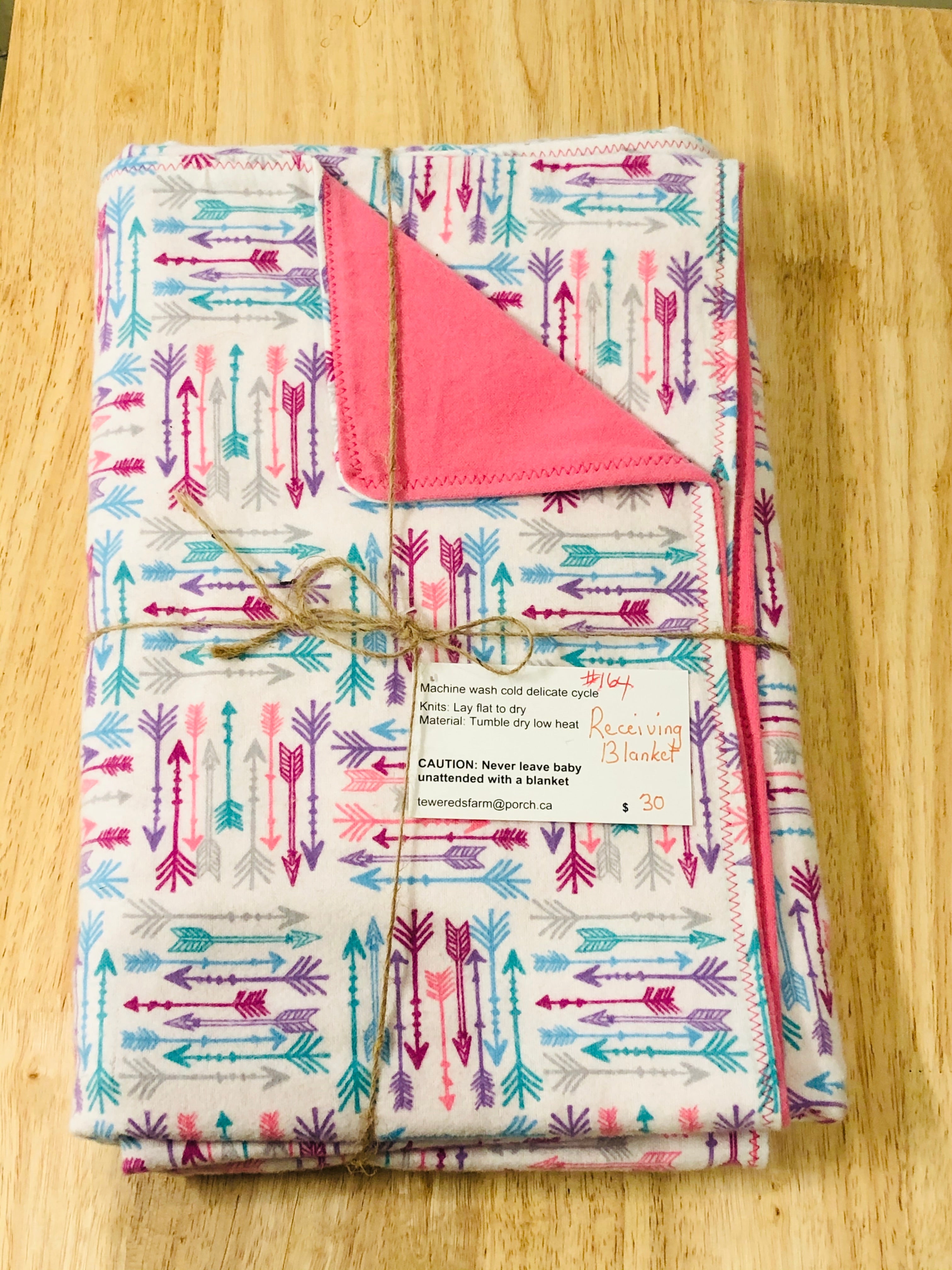 Tewe Reds Farm - Receiving Blanket  - 3